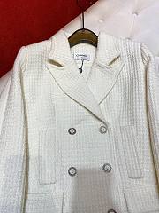 Kitlife Chanel Boutique Double Breasted Jacket White - 5
