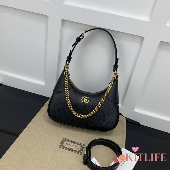 Kitlife Gucci Aphrodite small shoulder bag black - ‎731817 - W25cm x H19cm x D7cm - 1