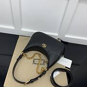 Kitlife Gucci Aphrodite small shoulder bag black - ‎731817 - W25cm x H19cm x D7cm - 3