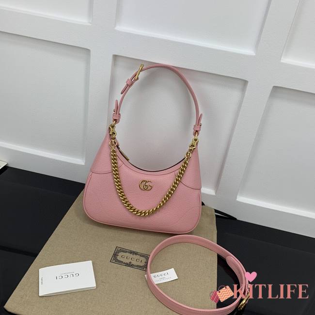 	 Kitlife Gucci Aphrodite small shoulder bag pink - ‎731817 - W25cm x H19cm x D7cm - 1