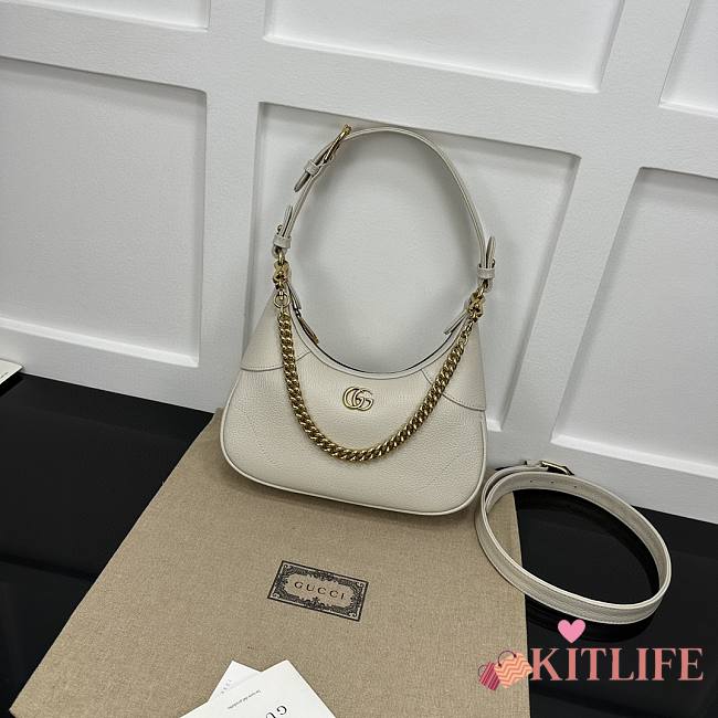 	 Kitlife Gucci Aphrodite small shoulder bag white - ‎731817 - W25cm x H19cm x D7cm - 1