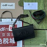 	 Kitlife Gucci Horsebit 1955 mini black bag - 724713 - W20cm x H12cm x D5.5cm - 1