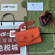 	 Kitlife Gucci Horsebit 1955 mini orange bag - 724713 - W20cm x H12cm x D5.5cm - 1