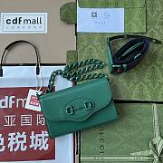 	 Kitlife Gucci Horsebit 1955 mini green bag - 724713 - W20cm x H12cm x D5.5cm - 1