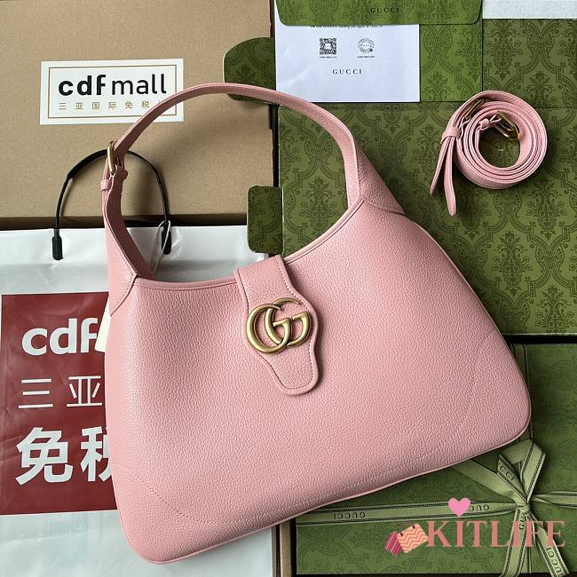 	 Kitlife Gucci Aphrodite large shoulder pink bag - 72632 - W47cm x H43cm x D3cm - 1