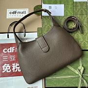 	 Kitlife Gucci Aphrodite large shoulder brown bag - 72632 - W47cm x H43cm x D3cm - 4