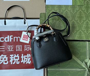 Kitlife Gucci Diana mini tote bag black - 715775 - 20*16*8.5cm