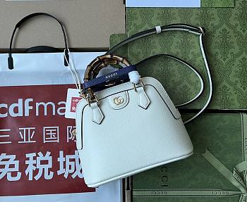 	 Kitlife Gucci Diana mini tote bag white - 715775 - 20*16*8.5cm