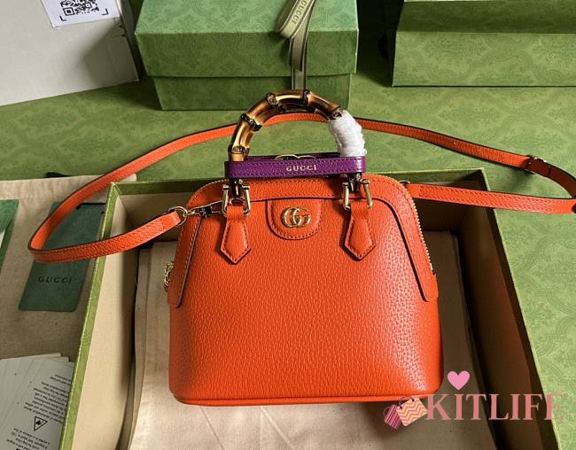 	 Kitlife Gucci Diana mini tote bag orange - 715775 - 20*16*8.5cm - 1