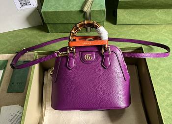 	 Kitlife Gucci Diana mini tote bag purple - 715775 - 20*16*8.5cm