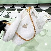 Kitlife Prafa Shearling mini-bag white - 22x18x6cm - 2