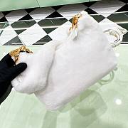 Kitlife Prafa Shearling mini-bag white - 22x18x6cm - 5