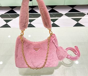 	 Kitlife Prafa Shearling mini-bag orchid pink - 22x18x6cm