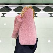 	 Kitlife Prafa Shearling mini-bag orchid pink - 22x18x6cm - 5