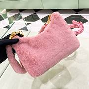 	 Kitlife Prafa Shearling mini-bag orchid pink - 22x18x6cm - 4
