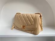 Kitlife Chanel Diana Flap Bag Beige - 22.5x14x7cm - 4