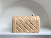 Kitlife Chanel Diana Flap Bag Beige - 22.5x14x7cm - 5