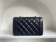 	 Kitlife Chanel Diana Flap Bag Black - 22.5x14x7cm - 2