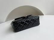 KITLIFE CHANEL 23C HOBO BAG SHINY CALFSKIN BLACK BRUSHED - 19x17x6cm - 5