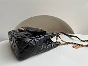 	 KITLIFE CHANEL 23C HOBO BAG SHINY CALFSKIN BLACK BRUSHED - 22.5x21.5x7cm - 3