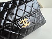 	 KITLIFE CHANEL 23C HOBO BAG SHINY CALFSKIN BLACK BRUSHED - 22.5x21.5x7cm - 2
