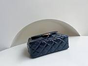 	 KITLIFE CHANEL 23C HOBO BAG SHINY CALFSKIN DARK BLUE BRUSHED - 19x17x6cm - 4