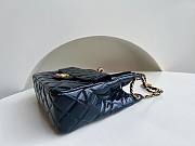 	 KITLIFE CHANEL 23C HOBO BAG SHINY CALFSKIN DARK BLUE BRUSHED - 22.5x21.5x7cm - 3
