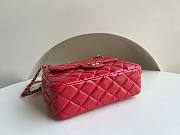 	 KITLIFE CHANEL 23C HOBO BAG SHINY CALFSKIN DARK RED BRUSHED - 22.5x21.5x7cm - 5
