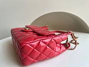 	 KITLIFE CHANEL 23C HOBO BAG SHINY CALFSKIN DARK RED BRUSHED - 22.5x21.5x7cm - 4