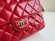 	 KITLIFE CHANEL 23C HOBO BAG SHINY CALFSKIN DARK RED BRUSHED - 22.5x21.5x7cm - 2