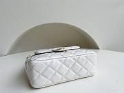 	 KITLIFE CHANEL 23C HOBO BAG SHINY CALFSKIN WHITE BRUSHED - 19x17x6cm - 5