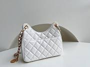 	 KITLIFE CHANEL 23C HOBO BAG SHINY CALFSKIN WHITE BRUSHED - 19x17x6cm - 3