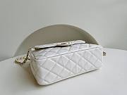 	 KITLIFE CHANEL 23C HOBO BAG SHINY CALFSKIN DARK WHITE BRUSHED - 22.5x21.5x7cm - 3