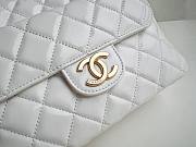 	 KITLIFE CHANEL 23C HOBO BAG SHINY CALFSKIN DARK WHITE BRUSHED - 22.5x21.5x7cm - 2