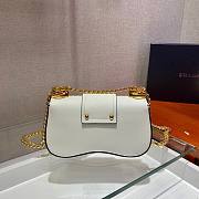 	 Kitlife Prada Saffiano Leather Prada Sidonie Bag White - 1BD219 – 21.5x12x6.5 cm - 5