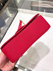 	 Kitlife Prada Saffiano Leather Prada Sidonie Bag Red - 1BD219 – 21.5x12x6.5 cm - 2