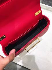 	 Kitlife Prada Saffiano Leather Prada Sidonie Bag Red - 1BD219 – 21.5x12x6.5 cm - 3