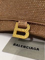 	 Kitlife Balenciaga Hourglass Rhinestones Bag Gold - 23x10x24cm - 5