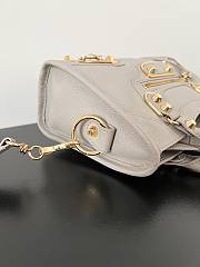 Kitlife Balenciaga Chevre Gold Metallic Edge Hardware Small City Cream - 23*9*16cm - 2