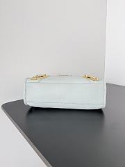 	 Kitlife Balenciaga Chevre Gold Metallic Edge Hardware Small City Light Blue - 23*9*16cm - 4