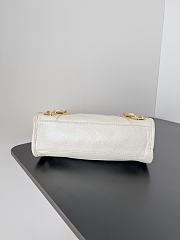 	 Kitlife Balenciaga Chevre Gold Metallic Edge Hardware Small City White - 23*9*16cm - 3