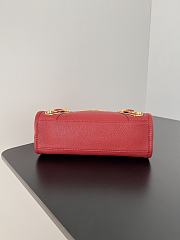 	 Kitlife Balenciaga Chevre Gold Metallic Edge Hardware Small City Red - 23*9*16cm - 4