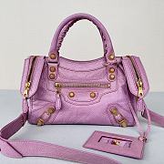 	 Kitlife Balenciaga City shoulder bag in leather pink - 23*14*9cm - 1