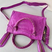 	 Kitlife Balenciaga City shoulder bag in leather deep pink - 23*14*9cm - 2