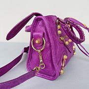 	 Kitlife Balenciaga City shoulder bag in leather deep pink - 23*14*9cm - 5