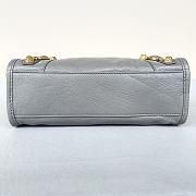 	 Kitlife Balenciaga City shoulder bag in gray leather - 23*14*9cm - 5