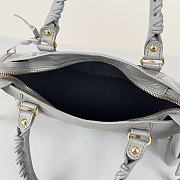 	 Kitlife Balenciaga City shoulder bag in gray leather - 23*14*9cm - 2