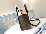 	 Kitlife Louis Vuitton On My Side MM Green and Cream - M53825 - 30.5 x 24.5 x 14 cm - 3