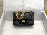 Kitlife Chanel Reissue 2.55 Small Black Gold Hardware - 20x15.5x6cm - 1