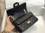 Kitlife Chanel Reissue 2.55 Small Black Gold Hardware - 20x15.5x6cm - 5